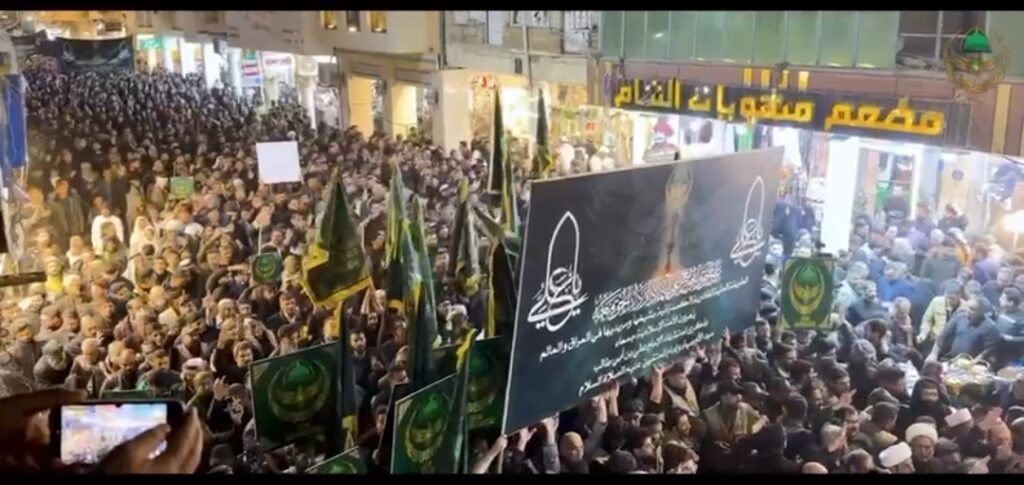 “القادرية الكسنزانية” تُحيي ذكرى استشهاد الإمام علي بن أبي طالب بفعاليات ومسيرات مليونية
